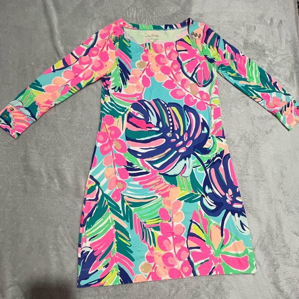 NWOT: Lilly Pulitzer UPF 50+ Sophie Dress Size S Exotic Garden